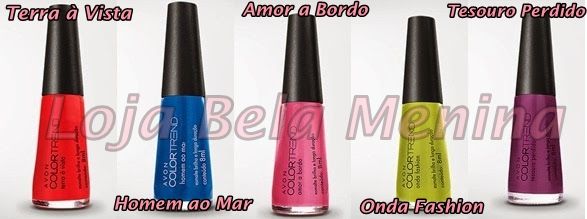 Esmalte Brilho e longa duração/Nova Coleção entre nessa onda